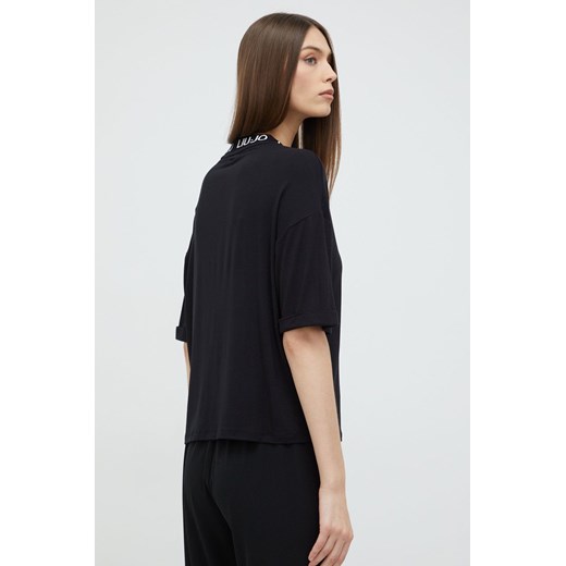 Liu Jo t-shirt damski kolor czarny Liu Jo XS ANSWEAR.com