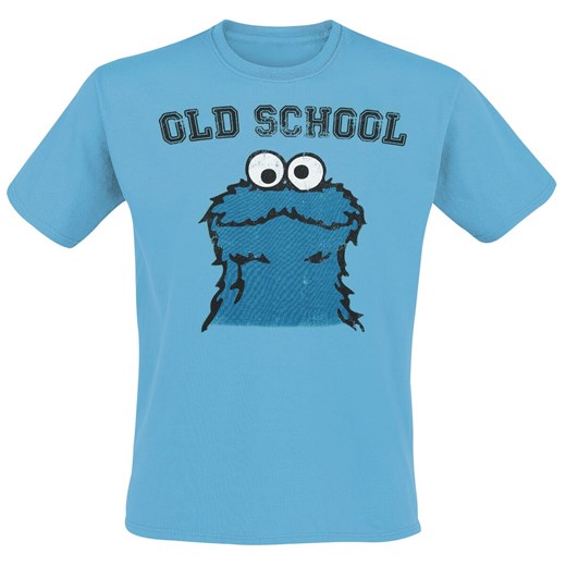 Ulica Sezamkowa - Old School Monster - T-Shirt - niebieski 3XL EMP