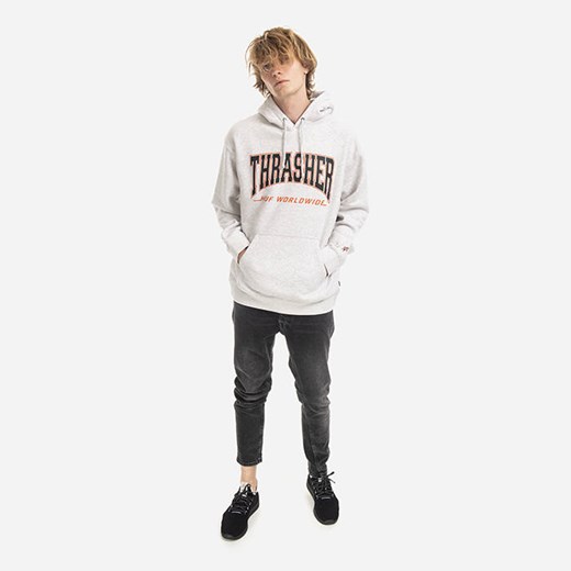 Bluza męska HUF x Thrasher Bayview Hoodie PF00563 ATHLETIC HEATHER Huf L sneakerstudio.pl