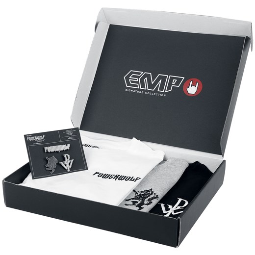 Powerwolf - EMP Signature Collection - T-Shirt - czarny szary biały XL EMP