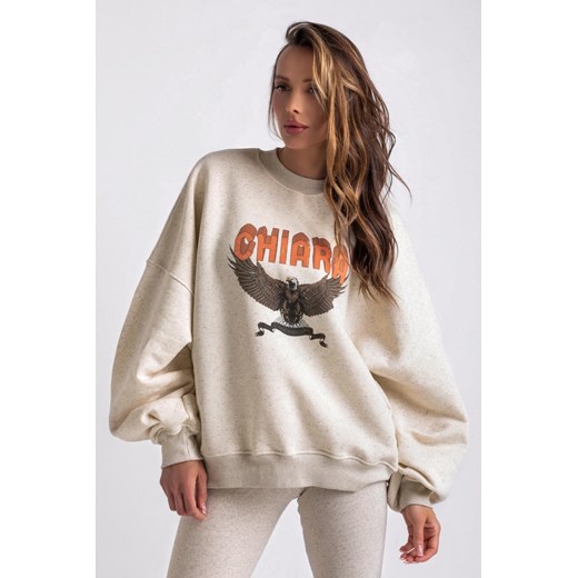 Bluza oversize EAGLE - konopia skin peach Chiara Wear S/M Chiara Wear