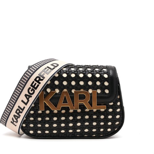 Karl Lagerfeld Listonoszka | z dodatkiem skóry Karl Lagerfeld Uniwersalny Gomez Fashion Store