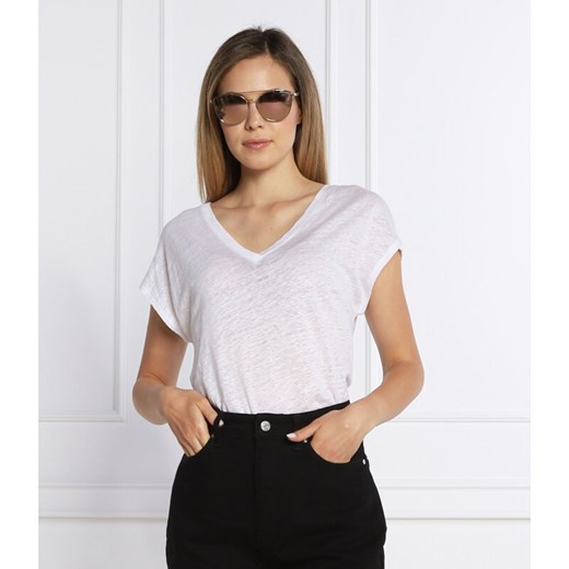 Calvin Klein Lniany t-shirt | Regular Fit Calvin Klein M Gomez Fashion Store