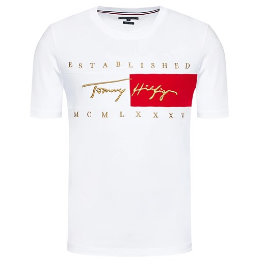 Koszulka TOMMY HILFIGER T-Shirt Singature Flag Tommy Hilfiger XL okazyjna cena zantalo.pl