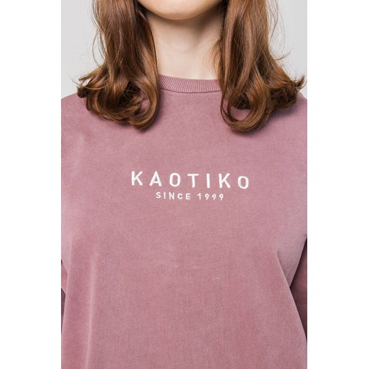Kaotiko Rouge Washed Sweatshirt AI048-02-H002 Kaotiko L runcolors