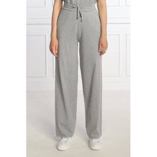 HUGO Spodnie dresowe Sarmetta | flare fit | z dodatkiem wełny i kaszmiru M promocyjna cena Gomez Fashion Store