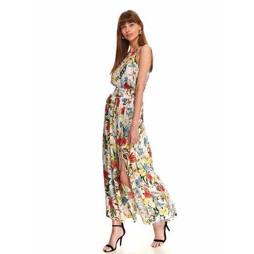 Długa sukienka w kwiatowy wzór Top Secret 40 promocyjna cena Top Secret