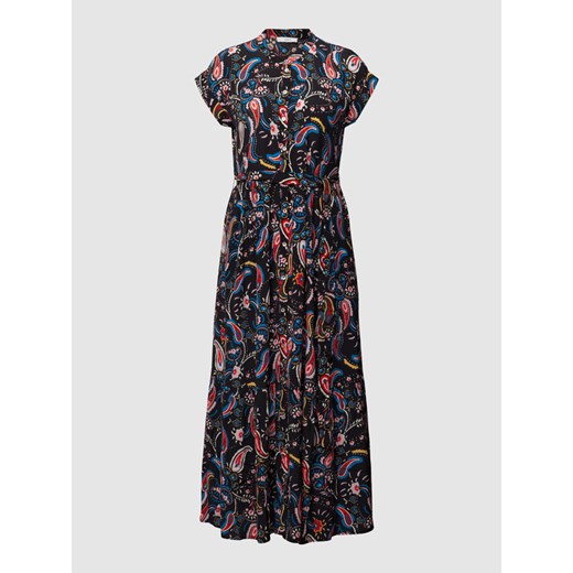 Sukienka midi z ukośnie skrojonymi rękawami model ‘Paisley’ 36 Peek&Cloppenburg 