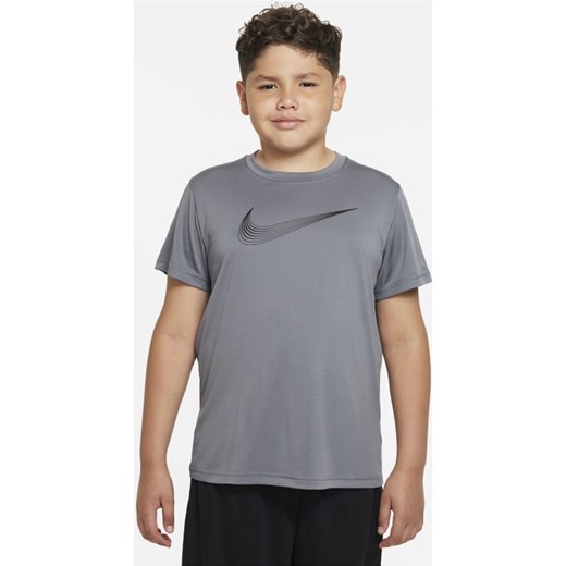 Koszulka treningowa z krótkim rękawem dla dużych dzieci (chłopców) Nike Dri-FIT Nike L+ Nike poland