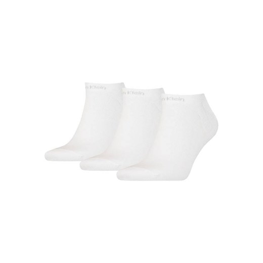 skarpety męskie calvin klein 701218717 białe 3 pack ze sklepu Royal Shop w kategorii Skarpetki męskie - zdjęcie 141565144