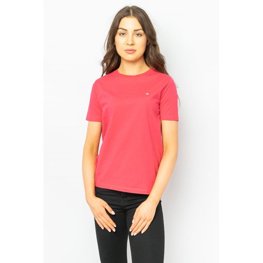 t-shirt damski calvin klein k20k202021 różowy ze sklepu Royal Shop w kategorii Bluzki damskie - zdjęcie 141565552
