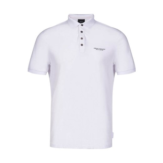 POLO MĘSKIE ARMANI EXCHANGE 8NZF80 BIAŁE (S) Armani Exchange M promocyjna cena Royal Shop