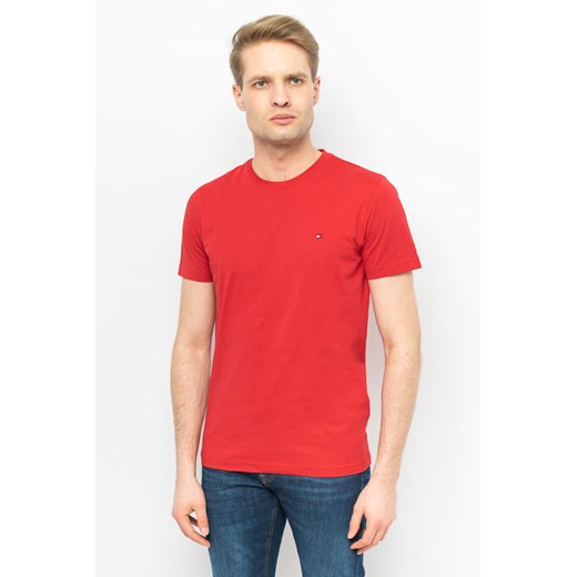 t-shirt męski tommy hilfiger xm0xm01536 czerwony ze sklepu Royal Shop w kategorii T-shirty męskie - zdjęcie 141566104