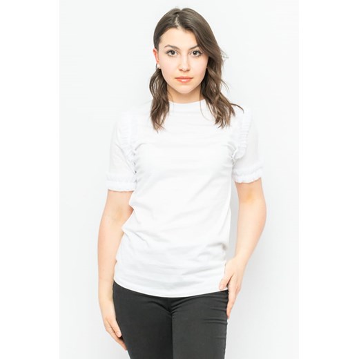 t-shirt damski silvian heach cvp22159ts biały ze sklepu Royal Shop w kategorii Bluzki damskie - zdjęcie 141566932