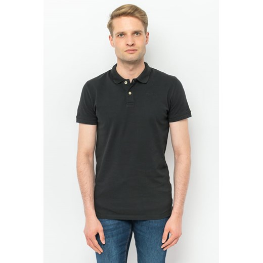 polo męskie pepe jeans pm541824 czarne ze sklepu Royal Shop w kategorii T-shirty męskie - zdjęcie 141567521