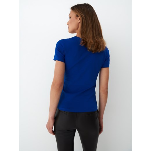 Mohito - Kobaltowa koszulka - Niebieski Mohito XL Mohito