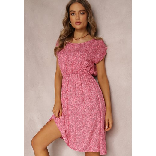 Różowa Sukienka Ruka Renee M promocja Renee odzież