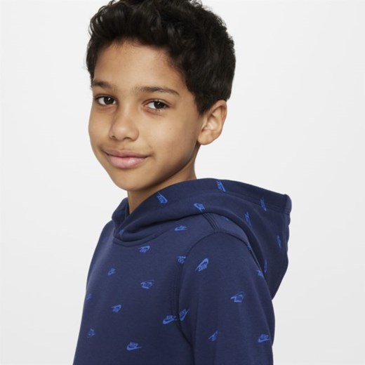 Bluza z kapturem dla dużych dzieci (chłopców) Nike Sportswear Club Fleece - Nike M Nike poland