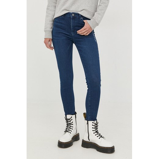 Karl Lagerfeld jeansy damskie medium waist ze sklepu ANSWEAR.com w kategorii Jeansy damskie - zdjęcie 141584700