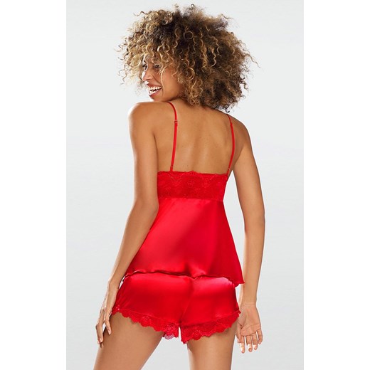 Harmonia komplet, Kolor czerwony, Rozmiar XS, DKaren ze sklepu Intymna w kategorii Piżamy damskie - zdjęcie 141613871