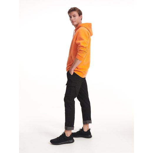 Reserved - Spodnie cargo slim fit - Czarny Reserved M Reserved