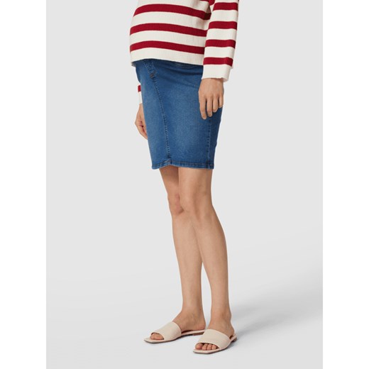 Spódnica jeansowa ciążowa z elastycznym pasem na brzuch model ‘MLamy’ S Peek&Cloppenburg 