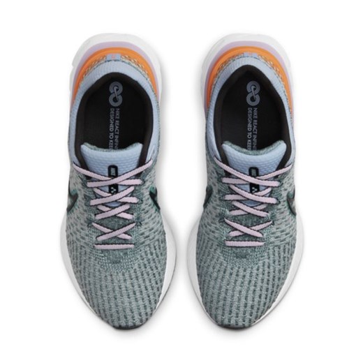 Damskie buty do biegania po asfalcie Nike React Infinity Run Flyknit 3 - Szary Nike 38 Nike poland