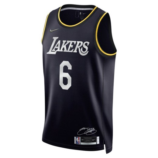 Koszulka męska Nike Dri-FIT NBA LeBron James Lakers - Czerń Nike S Nike poland