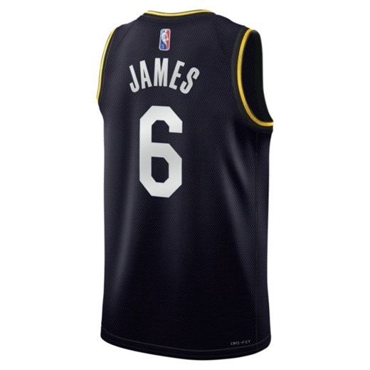Koszulka męska Nike Dri-FIT NBA LeBron James Lakers - Czerń Nike XL Nike poland