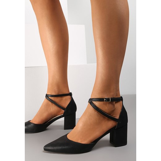 Czarne Czółenka Nikiope Renee 41 renee.pl okazja
