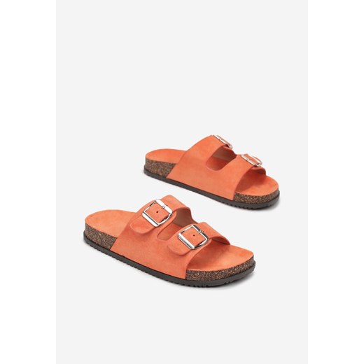 Pomarańczowe Klapki Kleogoria 36 born2be.pl