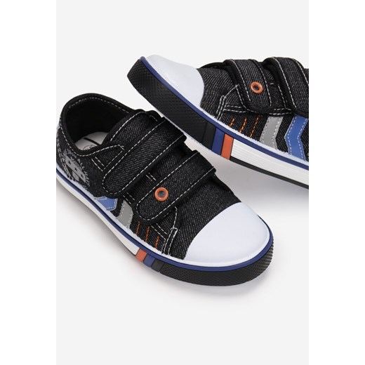 Czarne Trampki Delmara 30 born2be.pl