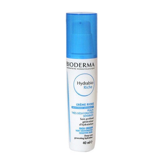 Bioderma Hydrabio Riche Cream 40ml W Krem do twarzy do skóry odwodnionej perfumy-perfumeria-pl niebieski kremy