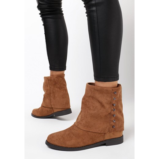 Camelowe Botki Hyrneth 36 born2be.pl