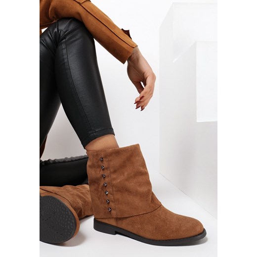 Camelowe Botki Hyrneth 38 born2be.pl