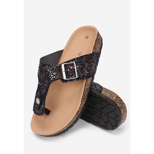 Czarne Klapki Haideda 39 born2be.pl