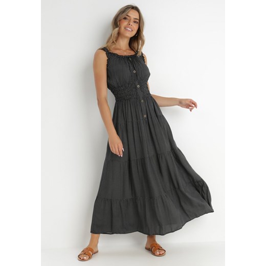 Czarna Sukienka Abill ze sklepu Born2be Odzież w kategorii Sukienki - zdjęcie 141707483