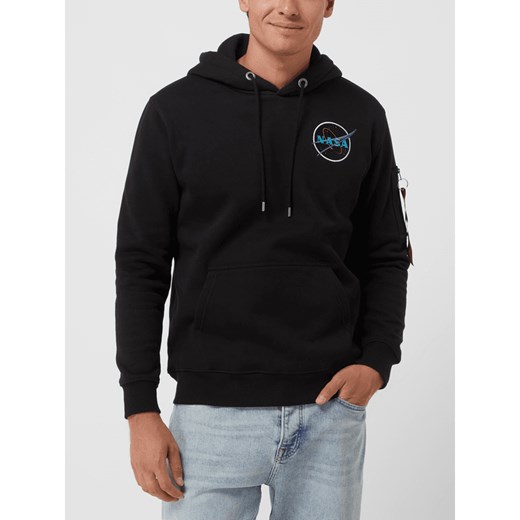 Bluza z kapturem z naszywką NASA Alpha Industries XL Peek&Cloppenburg