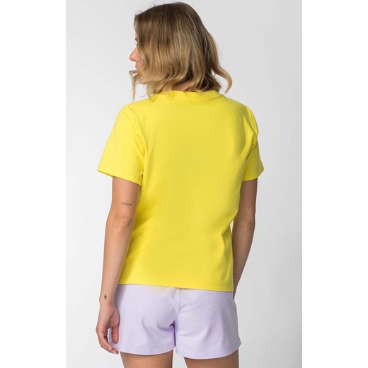 LA109 T-shirt z napisem LALUPA sea life, Kolor żółty, Rozmiar L, LaLupa Lalupa 2XL Primodo