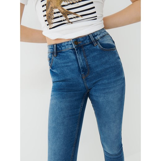 Mohito - Jeansy skinny - Niebieski Mohito 40 Mohito