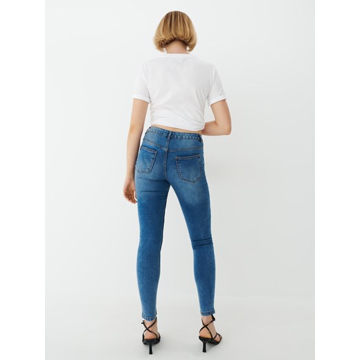 Mohito - Jeansy skinny - Niebieski Mohito 40 Mohito