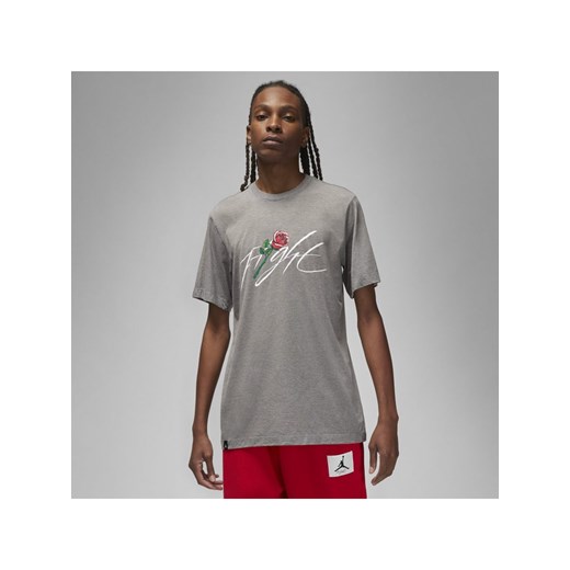 Męski T-shirt z nadrukiem Jordan Brand Sorry - Szary Jordan 3XL Nike poland