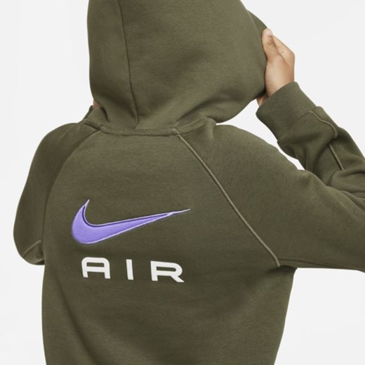 Bluza z kapturem dla dużych dzieci Nike Air - Zieleń Nike S Nike poland
