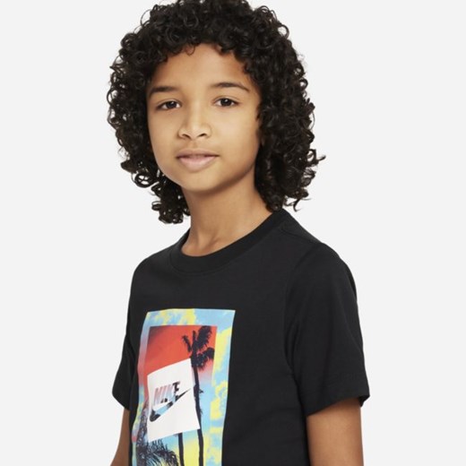 T-shirt dla dużych dzieci (chłopców) Nike Sportswear - Czerń Nike XS Nike poland