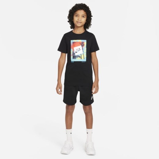 T-shirt dla dużych dzieci (chłopców) Nike Sportswear - Czerń Nike S Nike poland