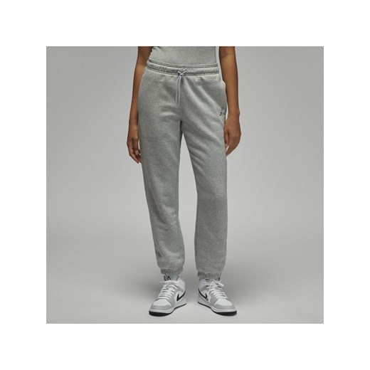 Damskie spodnie z dzianiny Jordan Brooklyn - Szary Jordan L Nike poland