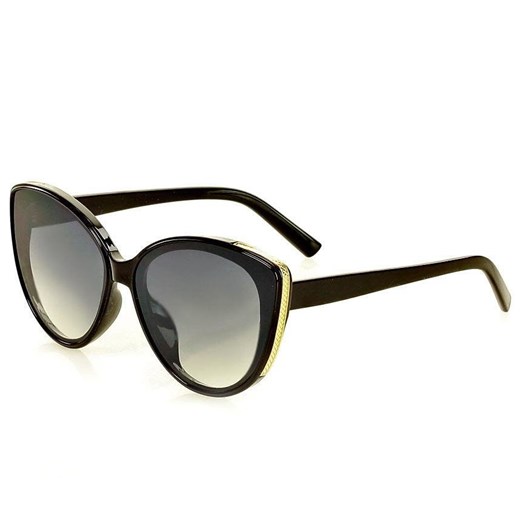 Kultowe okulary przeciwsłoneczne MAZZINI CAT EYE czarny Looks Style Eyewaer uniwersalny Verostilo
