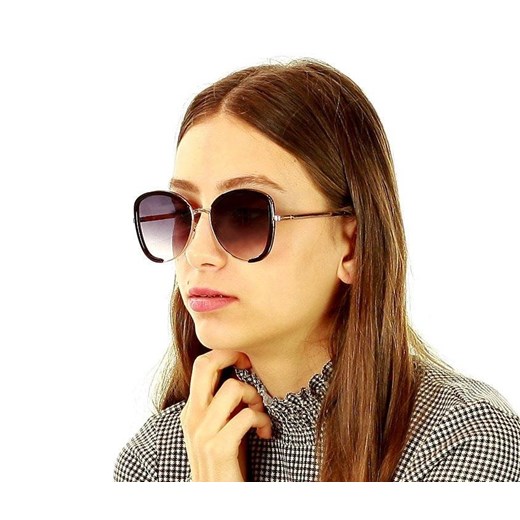 Okulary przeciwsłoneczne MAZZINI CLUBROUND NEW czarny Looks Style Eyewaer uniwersalny Verostilo