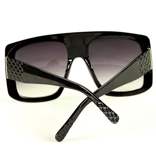 Duże okulary przeciwsłoneczne MAZZINI PERFECT DESIGN czarny Looks Style Eyewaer uniwersalny Verostilo