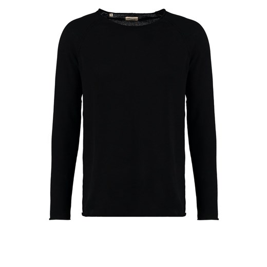 Selected Homme Sweter czarny zalando czarny abstrakcyjne wzory